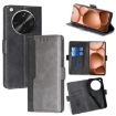 OPPO Find X8 Ultra 5G Leather Phone Case - Black/Grey Contrast Buckle - 1