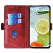 OPPO Find X8s+ 5G Leather Phone Case, Contrast Color, Red/Black - 3