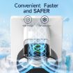USB Portable Wireless Magnetic Suction Charger - White | Fast Charging - 5