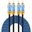 EMK 3m RCA Male to Male Gold Plated Audio Cable for TV/Amplifier/DVD - 1
