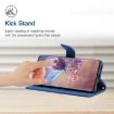OPPO A5x 4G/5G Global Butterfly Embossed Flip Leather Case - Blue - 5