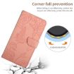 OPPO A5 5G Pink Butterfly Embossed Flip Leather Phone Case Global HT03 - 8