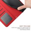 OPPO A5 5G Red Butterfly Embossed Flip Leather Phone Case Global HT03 - 6