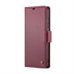 Samsung Galaxy A23 CaseMe 023 Butterfly Buckle RFID Leather Case Red - 2