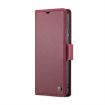 Samsung Galaxy A34 5G CaseMe 023 Butterfly Leather Case Wine Red - 2
