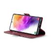 Samsung Galaxy A73 5G CaseMe 023 Leather Case, RFID Anti-theft, Wine Red - 5