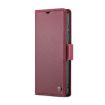 Samsung Galaxy S20+ CaseMe 023 Butterfly Buckle RFID Leather Case Red - 2