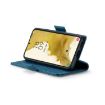 Samsung Galaxy S22 5G CaseMe 023 Butterfly Buckle RFID Leather Case Blue - 5