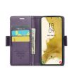 Samsung Galaxy S22 5G CaseMe 023 Butterfly Buckle Leather Case Purple - 4
