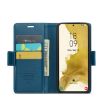 Samsung Galaxy S22+ 5G CaseMe 023 Butterfly Buckle RFID Leather Case Blue - 4