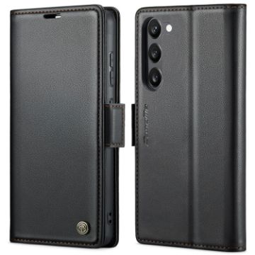 Samsung Galaxy S23 5G CaseMe 023 Leather Case RFID Anti-theft Black - 1