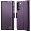 Samsung Galaxy S23 5G CaseMe 023 Butterfly Buckle Leather Case Purple - 1