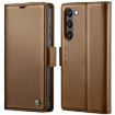 Samsung Galaxy S23+ 5G CaseMe 023 Leather RFID Phone Case Brown - 1