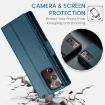 Samsung Galaxy Note20 Ultra CaseMe 023 RFID Leather Case - Blue - 6