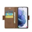 Samsung Galaxy S21+ 5G CaseMe 023 Leather RFID Phone Case (Brown) - 4