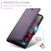 Samsung Galaxy A71 4G CaseMe 023 Butterfly Leather Case Pearly Purple - 5