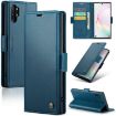 Samsung Galaxy Note10+ CaseMe 023 Butterfly Buckle RFID Leather Case Blue - 1