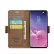 Samsung Galaxy S10 CaseMe 023 Butterfly Buckle RFID Leather Case Brown - 4