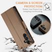 Samsung Galaxy A14 CaseMe 023 Butterfly Buckle Leather Case (Brown) - 6