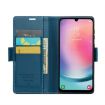 Samsung Galaxy A24 4G CaseMe 023 Leather Phone Case - Blue RFID Anti-theft - 4
