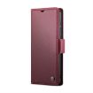 Samsung Galaxy S20 Ultra CaseMe 023 Butterfly Buckle Leather Case (Wine Red) - 2