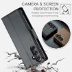 Samsung Galaxy S23 FE 5G Case - CaseMe 023 Butterfly Buckle Leather (Black) - 6