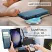 Samsung Galaxy S24 CaseMe 023 Butterfly Buckle RFID Leather Case Blue - 7