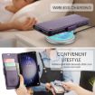 Samsung Galaxy S24+ CaseMe 023 Butterfly Buckle RFID Leather Case Purple - 7