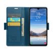 Samsung Galaxy A05s CaseMe 023 Butterfly Buckle RFID Leather Case Blue - 4
