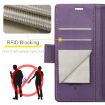 Samsung Galaxy A05s CaseMe 023 Butterfly Buckle RFID Leather Case Purple - 8