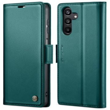 Samsung Galaxy A25 5G CaseMe 023 Butterfly Buckle RFID Leather Case - 1