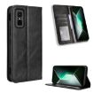 Infinix GT 30 Pro 5G Black Retro Leather Magnetic Buckle Phone Case - 1