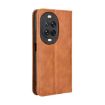 Huawei nova 14 5G Brown Leather Phone Case with Magnetic Buckle Retro Design - 3