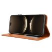 Huawei nova 14 5G Brown Leather Phone Case with Magnetic Buckle Retro Design - 5
