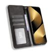 Huawei Pura 80 Pro/Pro+ 5G Black Leather Magnetic Phone Case Retro - 4