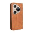 Huawei Pura 80 Pro 5G/80 Pro+ 5G Brown Leather Magnetic Phone Case - 3