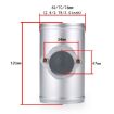 70mm XH-UN606 Engine Air Flow Meter Flange for VW/Nissan/Cadillac - 3