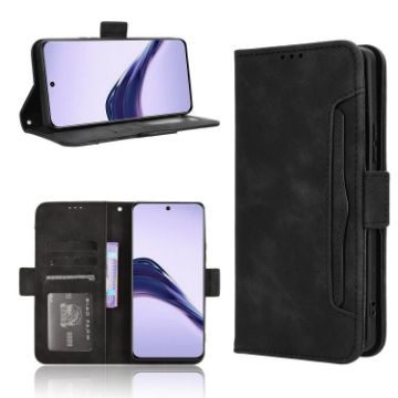Realme 14 Pro Lite 5G Black Leather Phone Case with Card Slots - 1