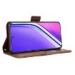 Realme P3 Pro 5G Brown Leather Phone Case with Card Slots - 7