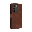 Realme C71 4G Brown Leather Phone Case with Card Slots - Calf Texture - 3