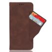 Realme C71 4G Brown Leather Phone Case with Card Slots - Calf Texture - 5