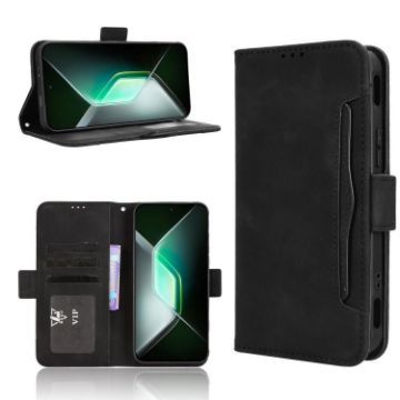 Infinix GT 30 Pro 5G Leather Phone Case with Card Slots - Black - 1