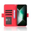 Infinix GT 30 Pro 5G Red Leather Phone Case with Card Slots - 6