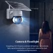 SHIWOJIA 4G Solar Dome IP Camera, 3MP, IP66 Waterproof, Night Vision - 4