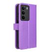 Realme C71 4G Purple Diamond Texture Leather Phone Case - 3