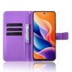 TCL 605/60 SE Purple Diamond Texture Leather Phone Case - 4