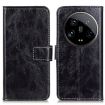 Xiaomi 14 Ultra Black Retro Crazy Horse Leather Phone Case - 1