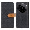 Xiaomi 14 Ultra Black European Floral Embossed Leather Phone Case - 1