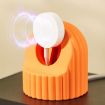 Apple Watch Wave Pattern Silicone Charging Stand - White - 4