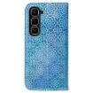 Infinix Hot 50 Pro+ 4G Blue Leather Phone Case with Magnetic Buckle - 3